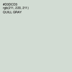 #D3DCD3 - Quill Gray Color Image